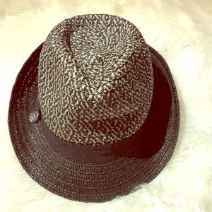 NEW Women's Jennifer Lopez Black/Gray Fedora